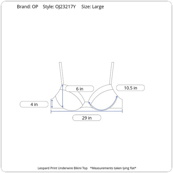 OP Rainbow Leopard Print Women's Bikini - Picture 9 of 13
